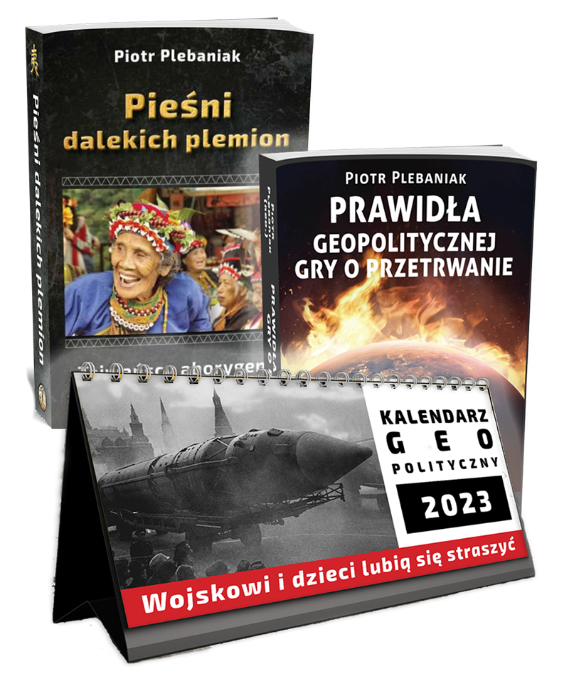 Plebaniak, geopolityka, Chiny, Tajwan - zestaw książek na święta